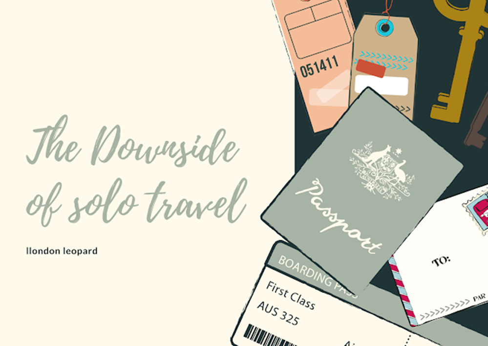 the downside of solo travel
